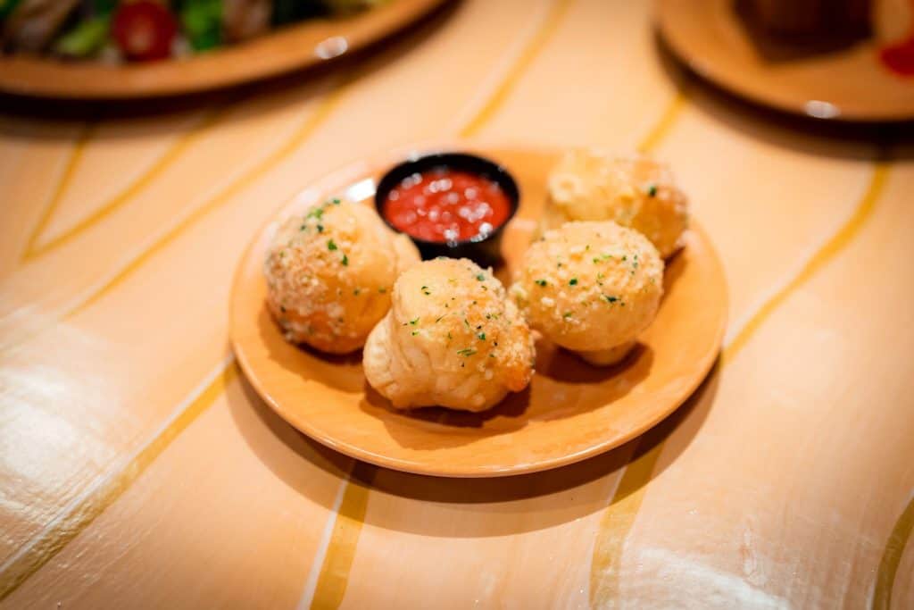 Toadstool Cheesy Garlic Knots