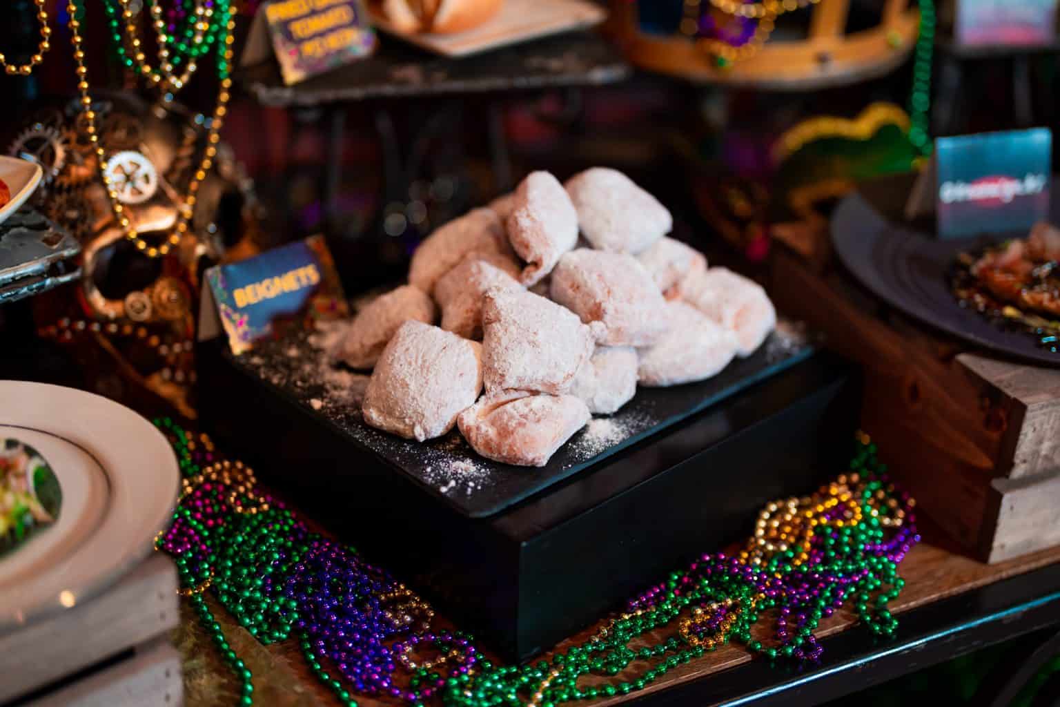 mardi gras food table