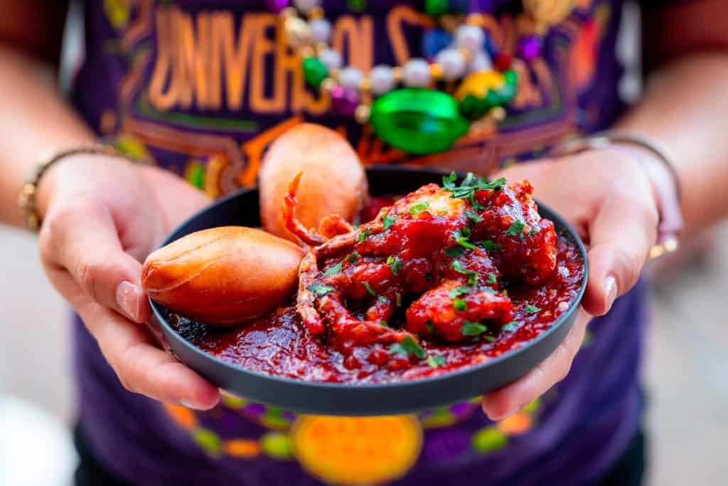 Indonesian Style Chili Crab with Fried Mantou from Mardi Gras Indonesia Stand