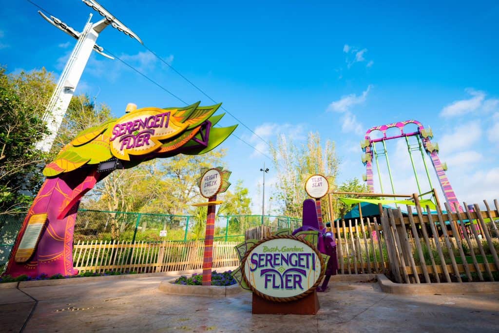 Busch Gardens swinging into 2023 with new 'Serengeti Flyer' attraction