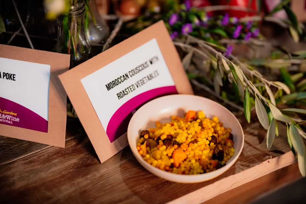 Moroccan Couscous with Roasted Vegetables at Busch Gardens Tampa Bay's Food & Wine Festival