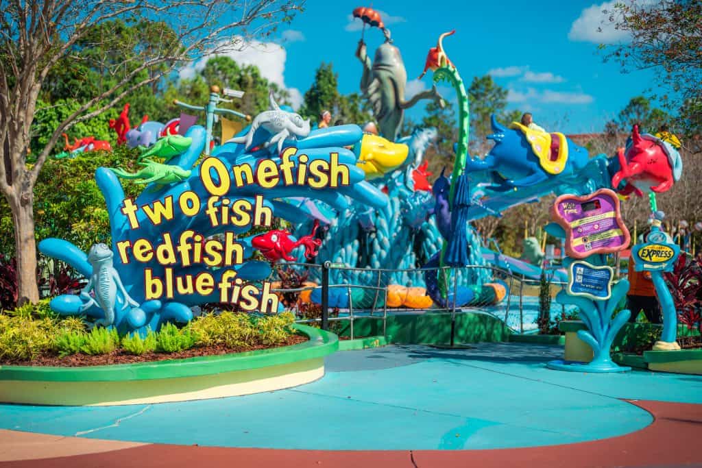 One Fish, Two Fish, Red Fish, Blue Fish at Islands of Adventure