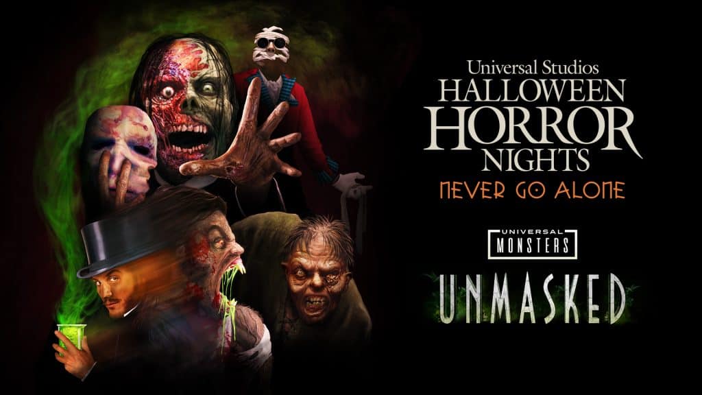 Universal Monsters Unmasked Announced for Halloween Horror Nights 2023