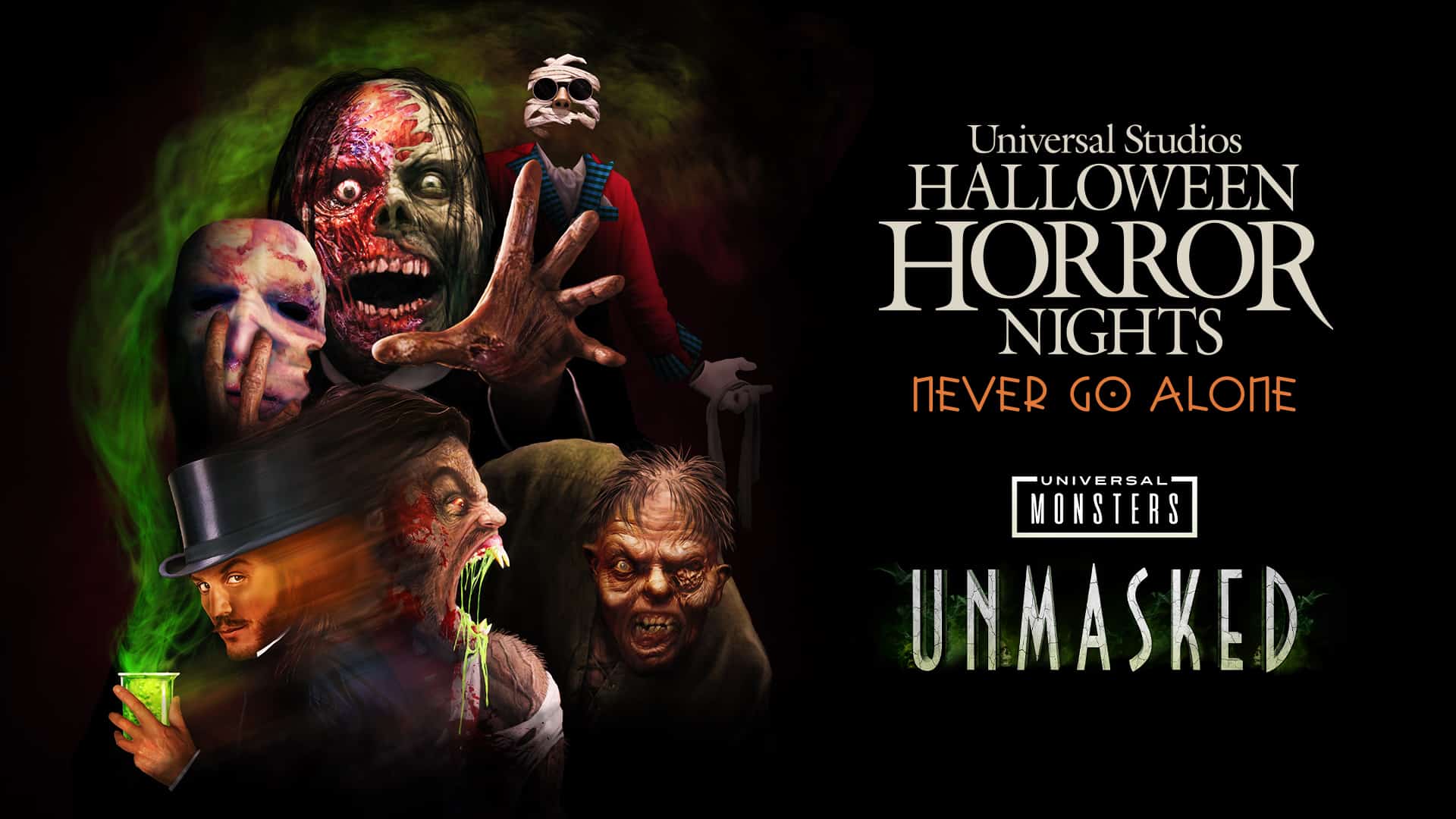 Universal Monsters Unmasked Announced for Halloween Horror Nights 2023