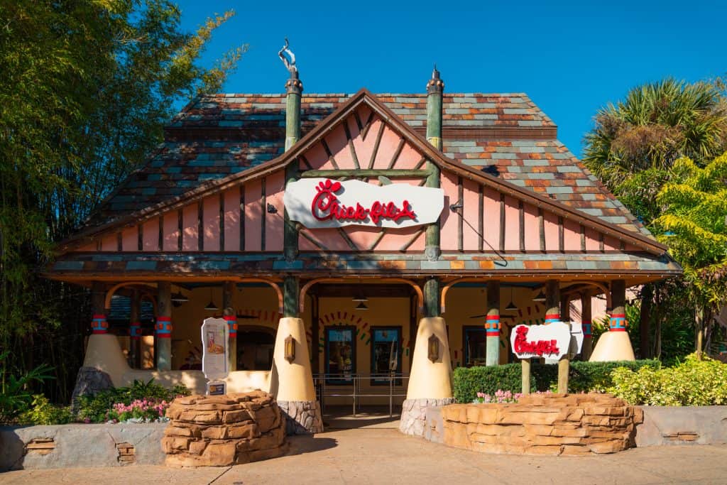 Chick-fil-a at Busch Gardens Tampa Bay