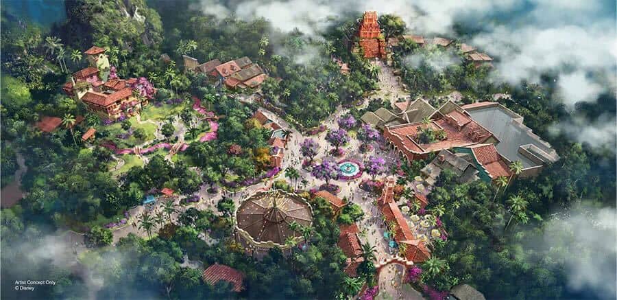 Disney's Animal Kingdom Theme Park Concept Art for Future Expansion