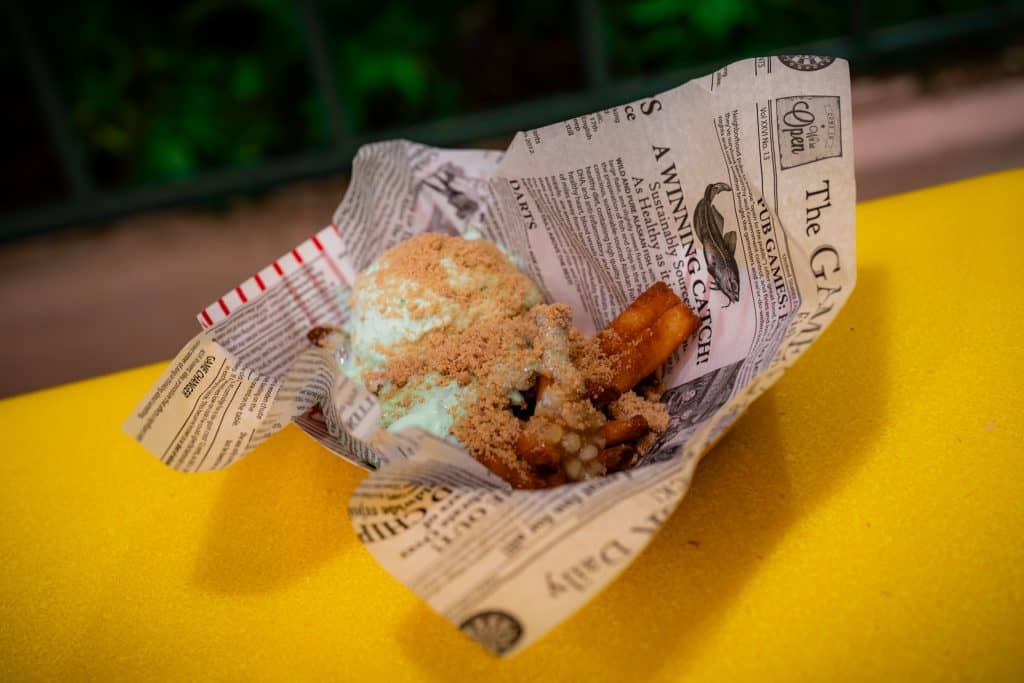 Sour Apple Pie Funnel Fries at Halloween Horror Nights 2023