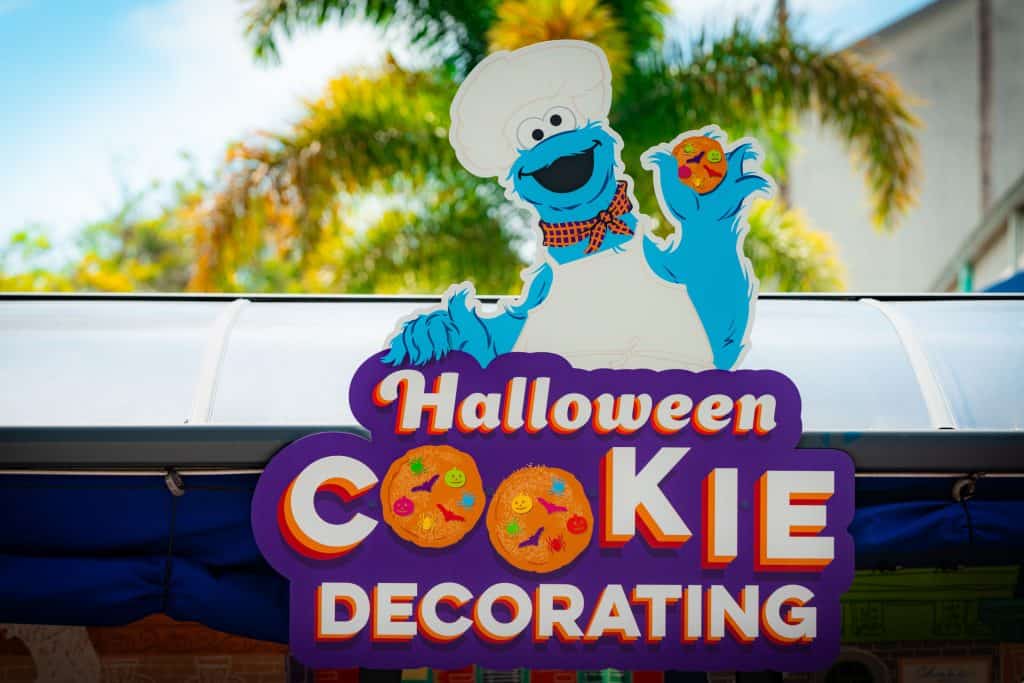 Cookie Decorating at SeaWorld's Halloween Spooktacular