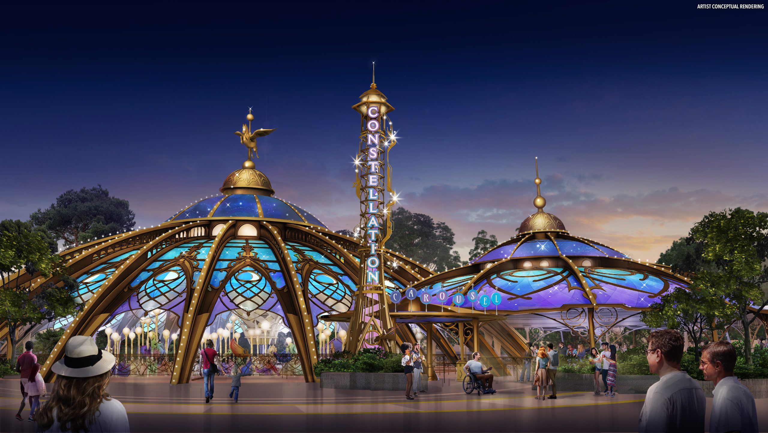 Constellation Carousel at Universal Epic Universe | Orlando Informer