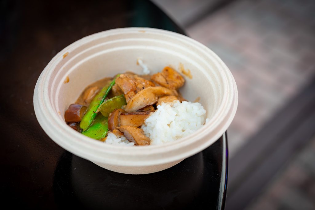 Green Curry with Chicken at Universal Mardi Gras