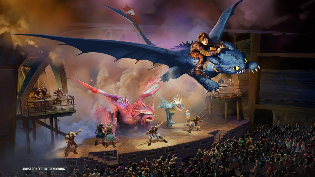 The Untrainable Dragon at Epic Universe's How to Train Your Dragon – Isle of Berk