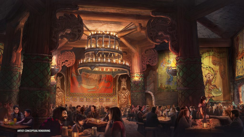 Mead Hall at Epic Universe's How to Train Your Dragon – Isle of Berk