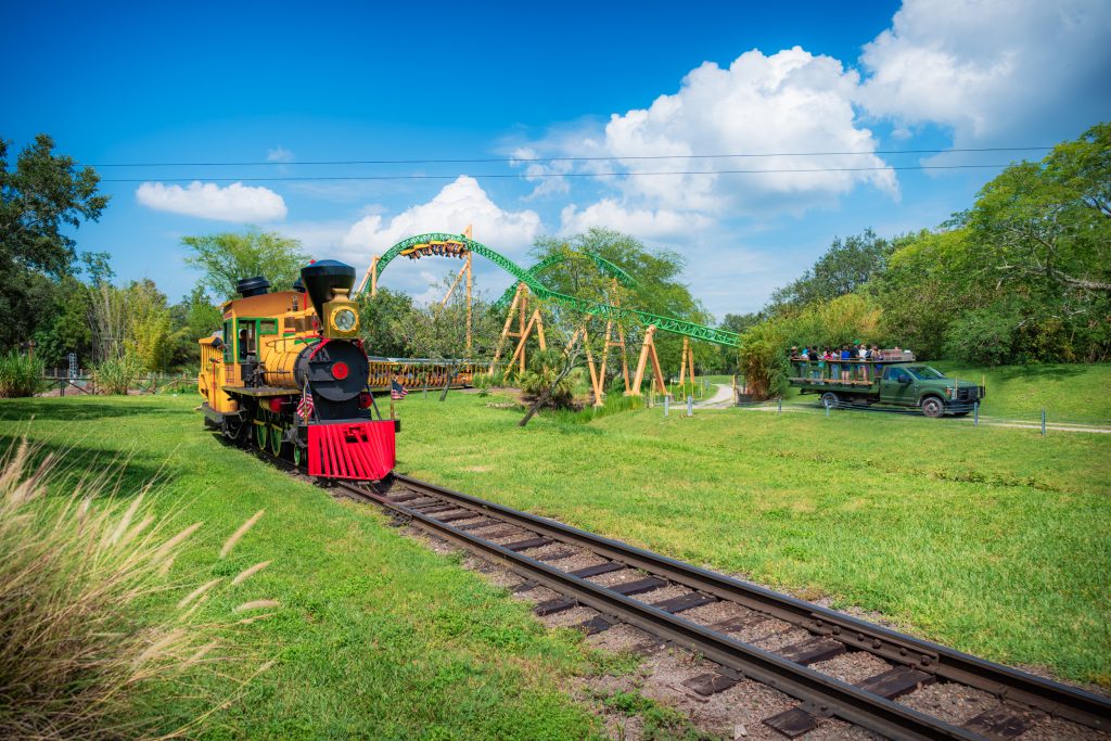 Serengeti Express train at Busch Gardens Tampa Bay