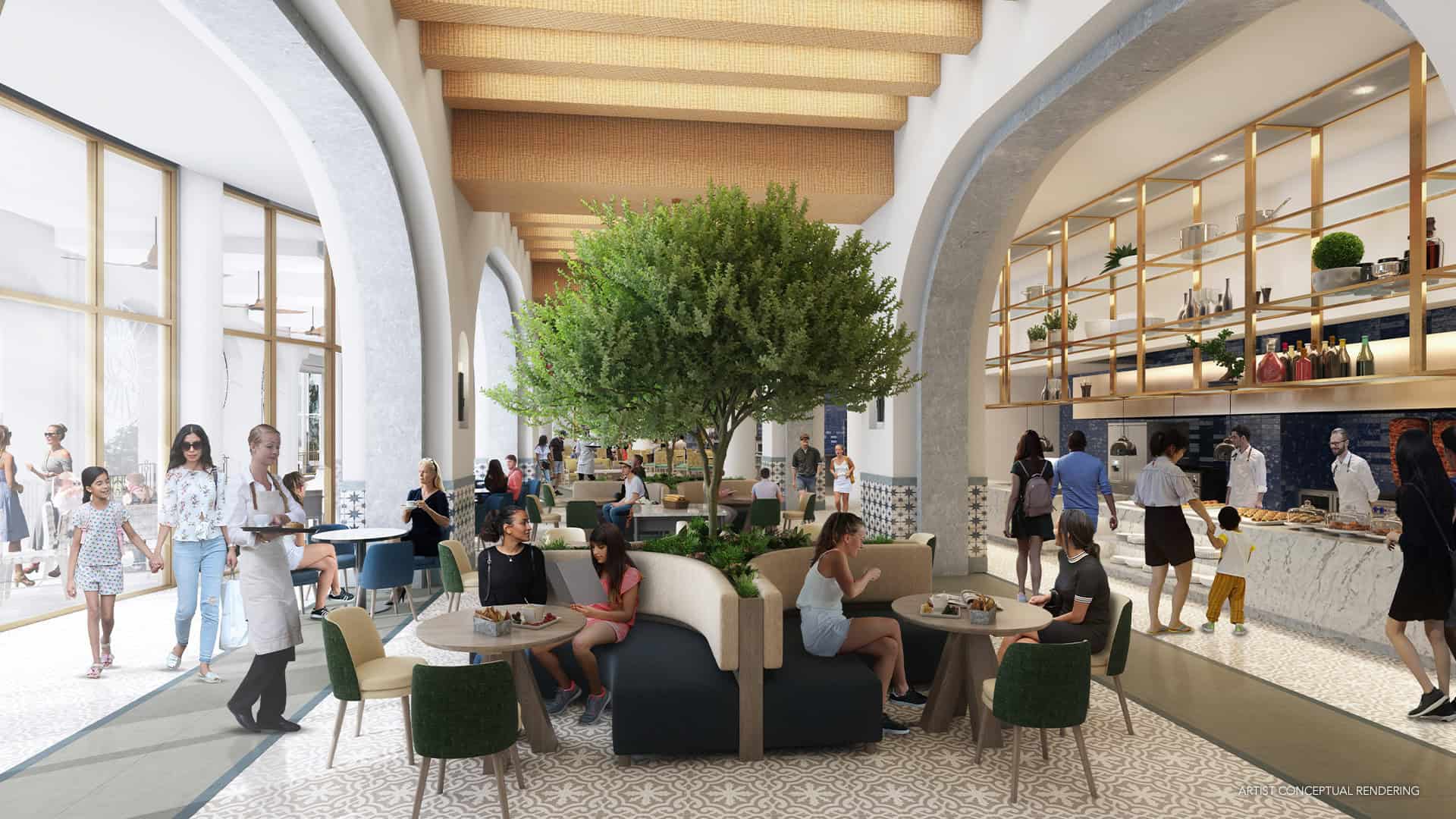 Flora Taverna at Universal Helios Grand Hotel | Orlando Informer