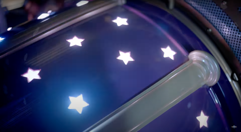 Epic Universe's Stardust Racers Ride Vehicle