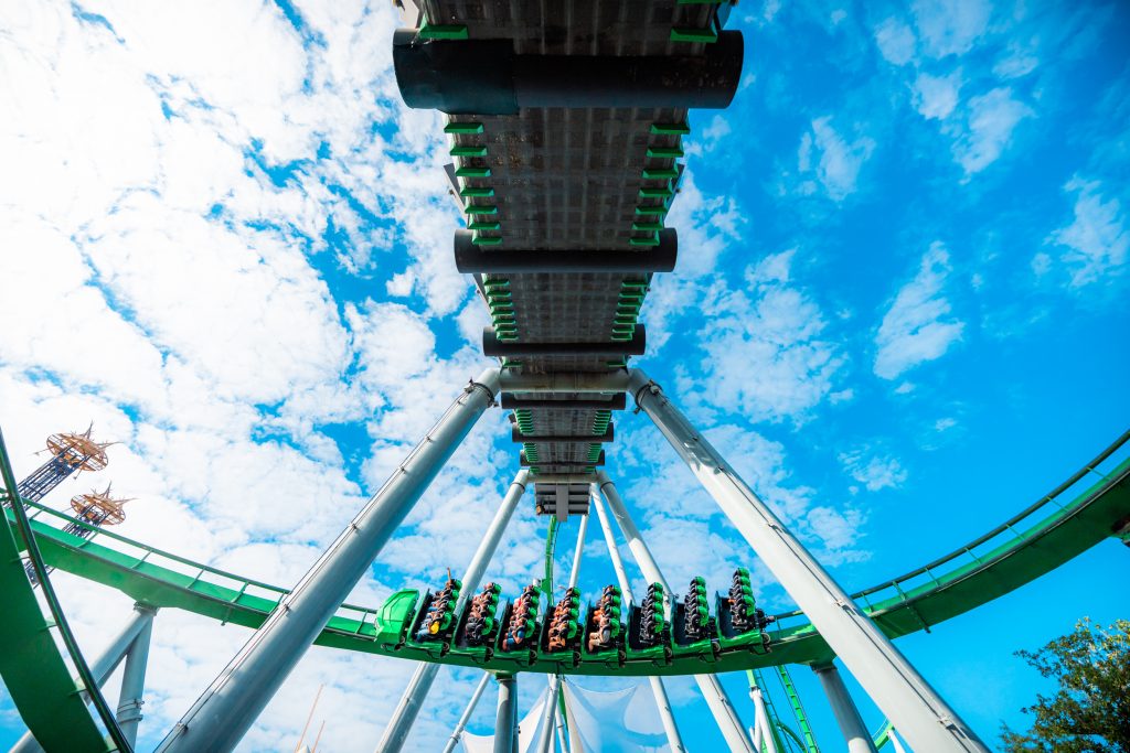 The Incredible Hulk Coaster at Islands of Adventure