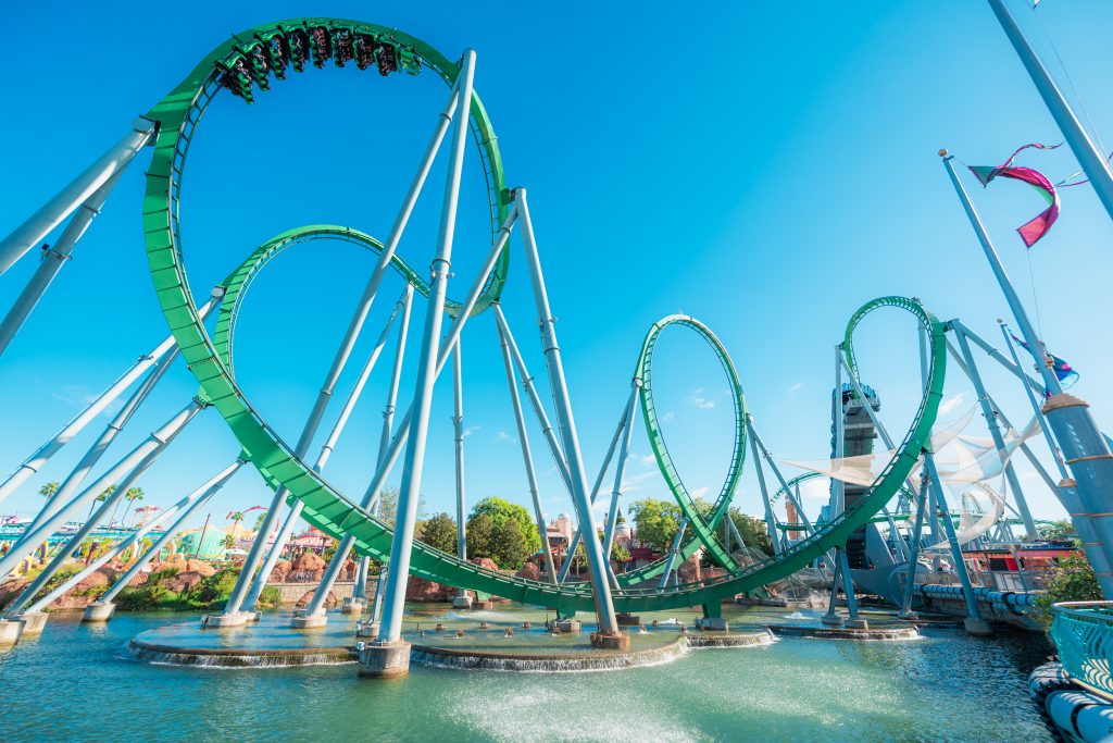 The Incredible Hulk Coaster at Islands of Adventure