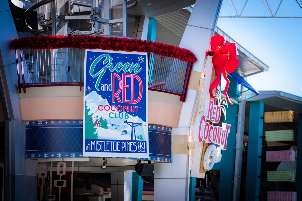 Green and Red Coconut Club at Universal CityWalk