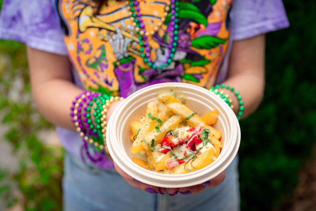 Margherita Poutine at Universal Mardi Gras