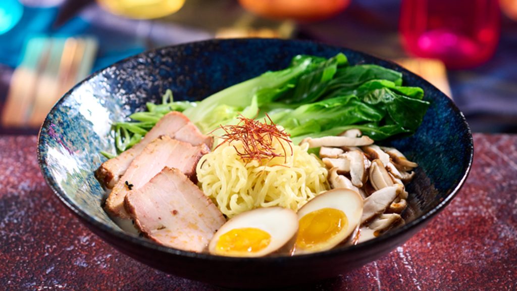 Tonkotsu Ramen at Universal Epic Universe's The Blue Dragon Pan-Asian Restaurant