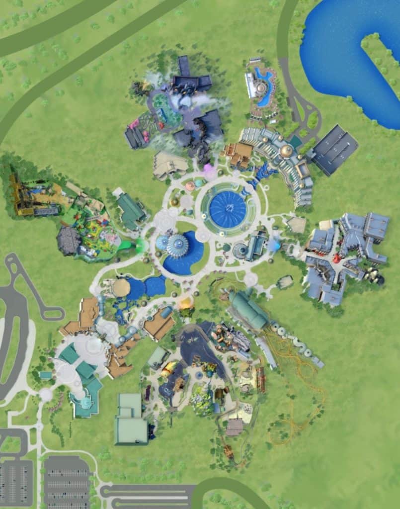 Epic Universe Printable Map