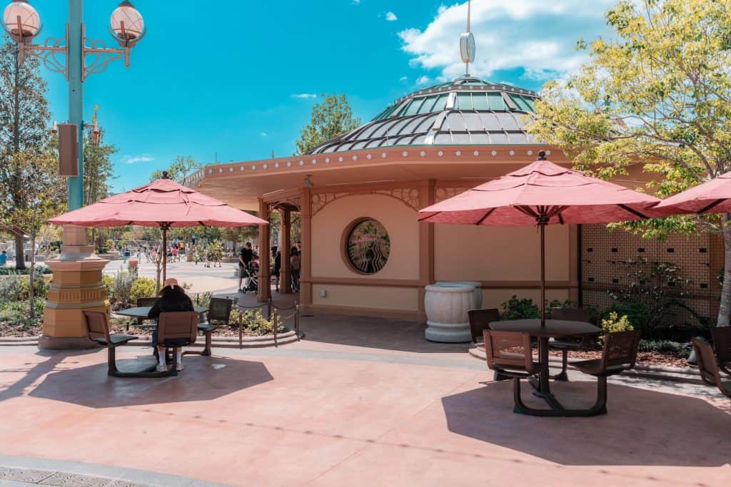 Starbucks Coffee Kiosk at Universal Epic Universe
