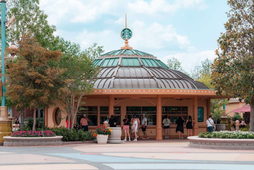 Starbucks Coffee Kiosk at Universal Epic Universe