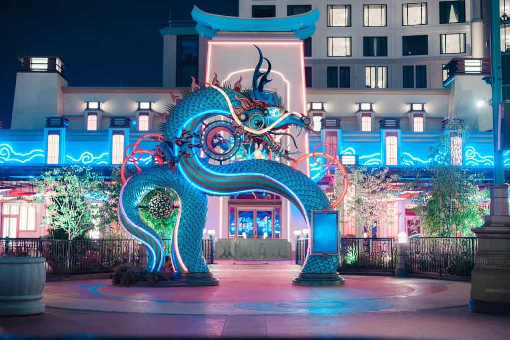 The Blue Dragon Pan-Asian Restaurant at Universal Epic Universe