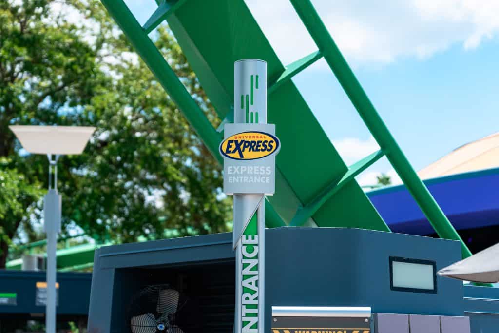 Express Pass Entrance at Islands of Adventure's The Incredible Hulk Coaster