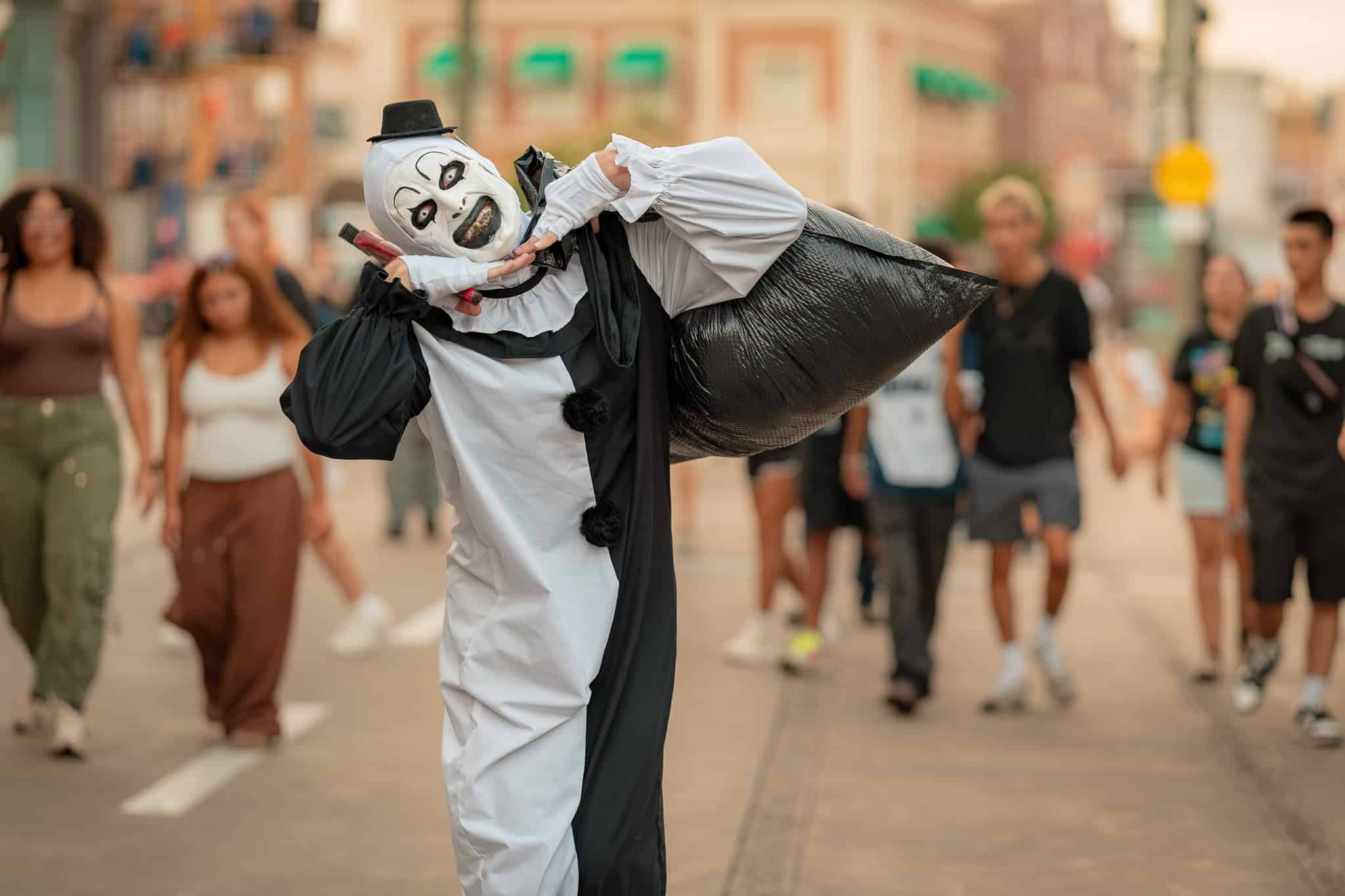 Art the Clown at Halloween Horror Nights 2025