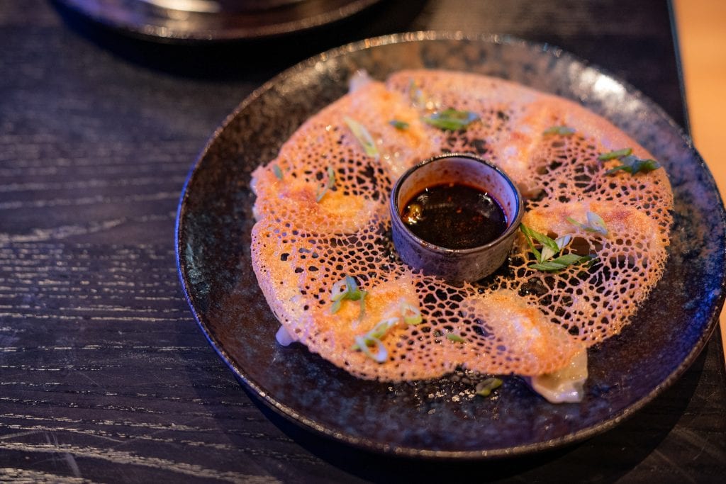 Snowflake Potstickers from The Blue Dragon Pan-Asian Restaurant