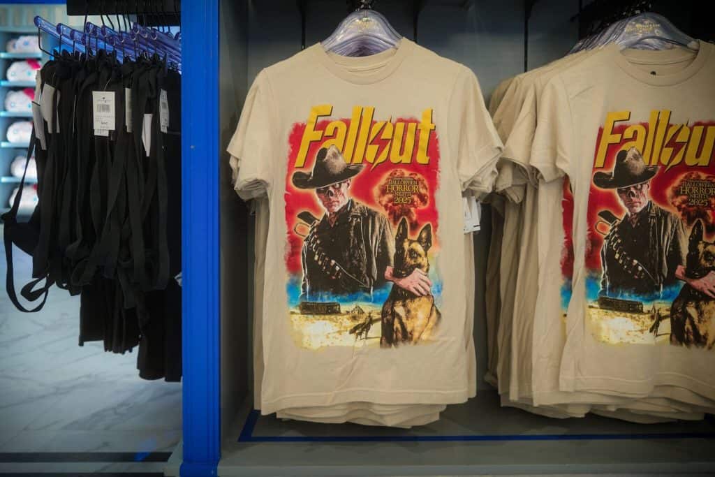 Fallout merchandise for Halloween Horror Nights 2025
