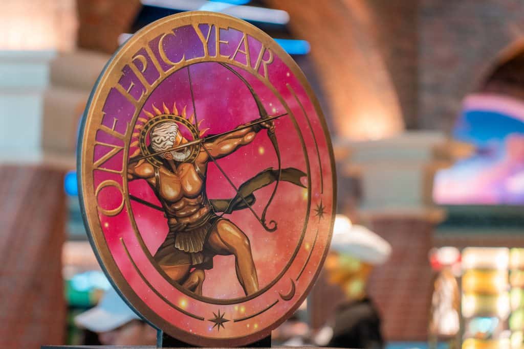 One-year anniversary merchandise at Universal Epic Universe