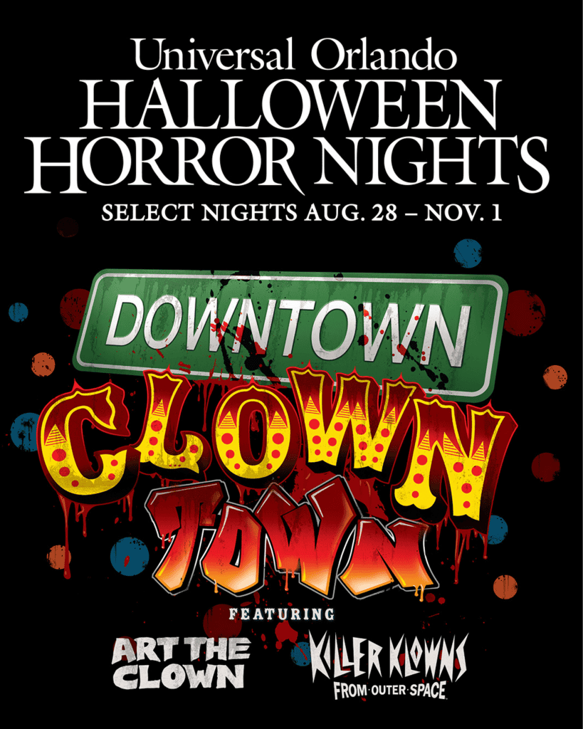 Downtown Clowntown at Halloween Horror Nights 2026