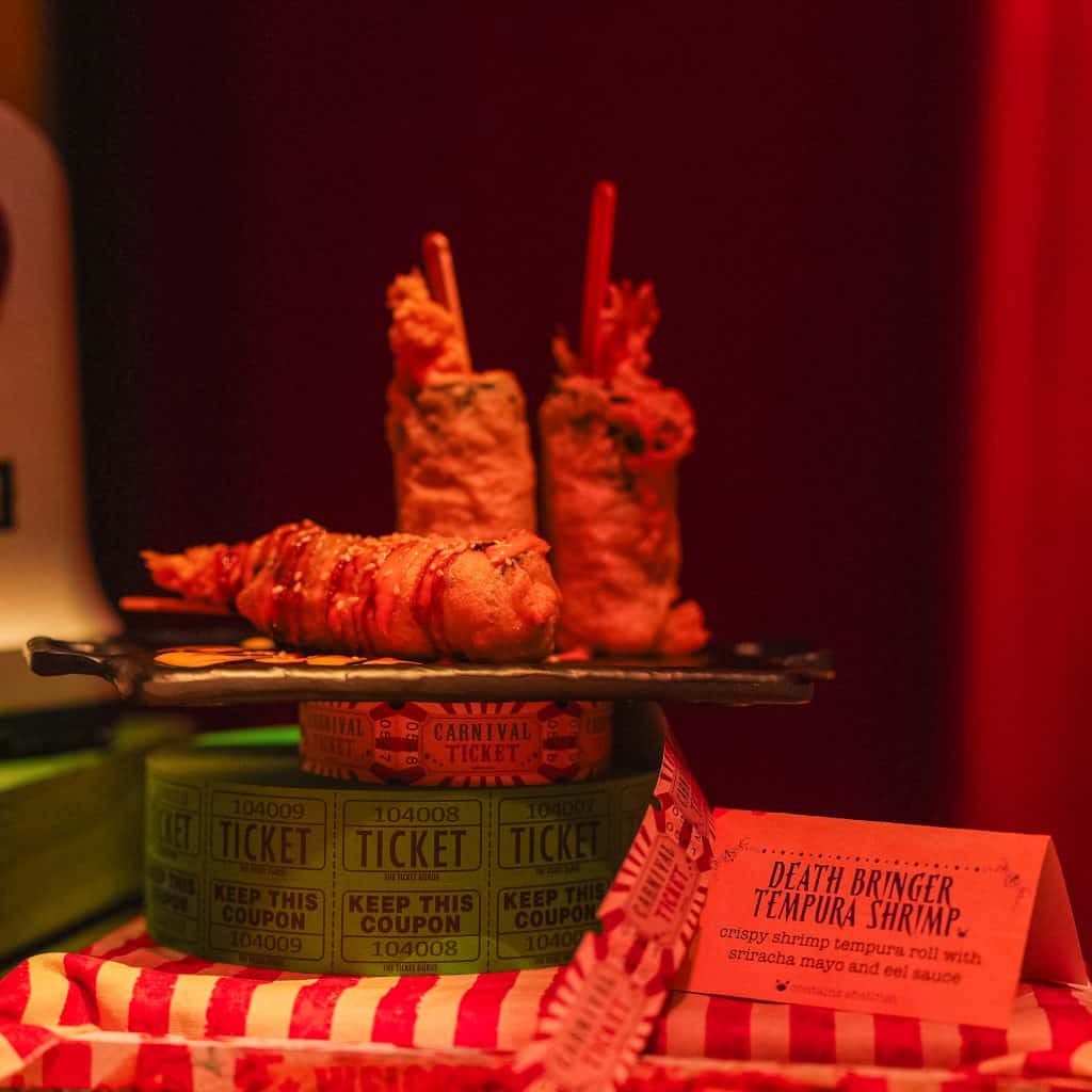 Deathbringer Tempura Shrimp at Jack's Circus Booth
