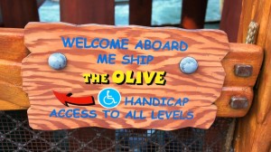 Me Ship, The Olive in Toon Lagoon at Universal's Islands of Adventure 