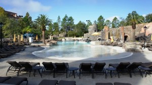 Beach pool in Loews Portofino Bay Hotel at Universal Orlando Resort