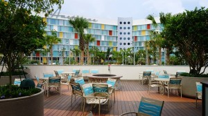 Cabana Bay South Courtyard Pool at Universal Orlando Resort 
