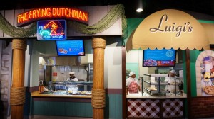 Fast Food Boulevard at Springfield USA in Universal Studios Florida