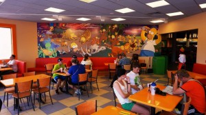 Fast Food Boulevard at Springfield USA in Universal Studios Florida