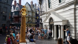 Harry Potter and the Escape from Gringotts in Diagon Alley at Universal Studios Florida 
