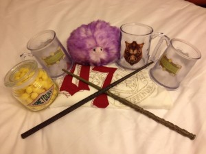 The Wizarding World of Harry Potter merchandise at Universal Orlando Resort