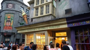 Florean Fortescues Ice Cream Parlor in Diagon Alley at Universal Studios Florida 