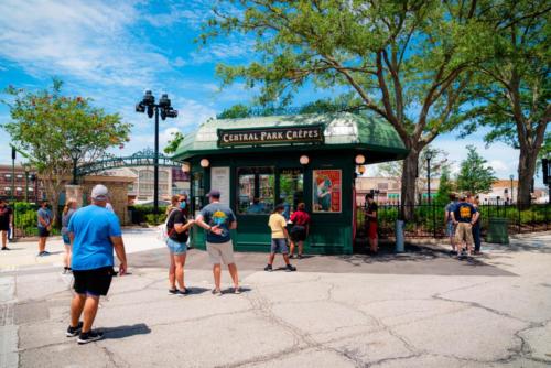 Central Park Crepes in Universal Studios Florida