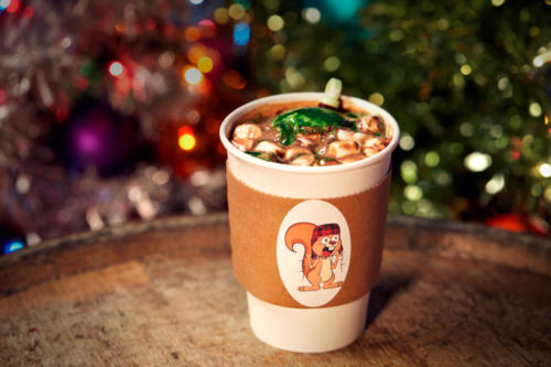 Hot Chocolate Bomb at Universal Orlando's Holidays