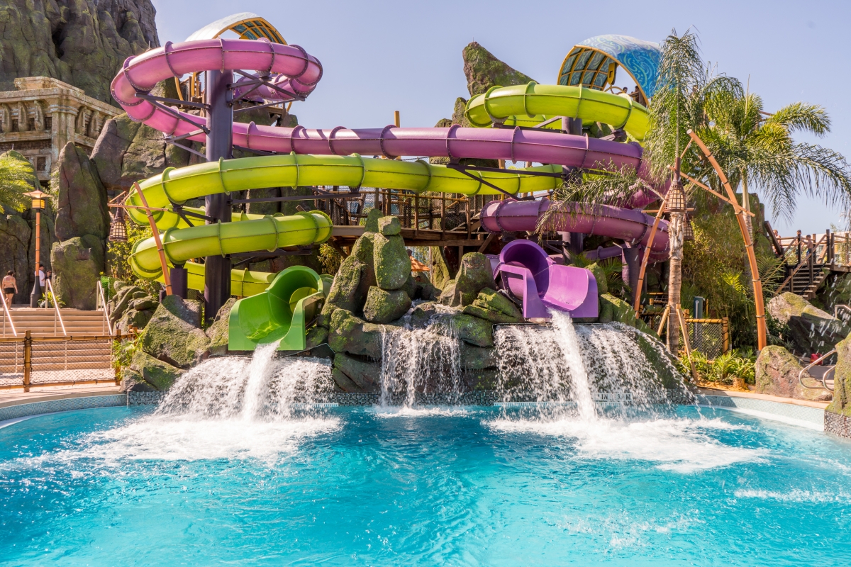 Ohyah and Ohno Drop Slides at Universal's Volcano Bay Orlando Informer