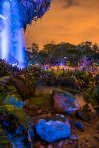Pandora - The World of Avatar at night at Disney's Animal Kingdom