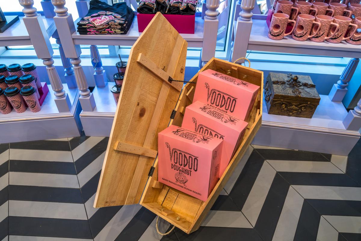 Good things come in pink boxes at Voodoo Doughnuts