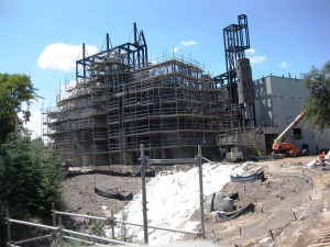 The Wizarding World of Harry Potter Hogsmeade construction at Universal's Islands of Adventure - September 20, 2009