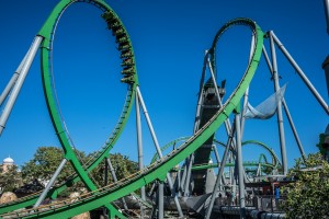 Old Incredible Hulk Coaster at Universal's Islands of Adventure 